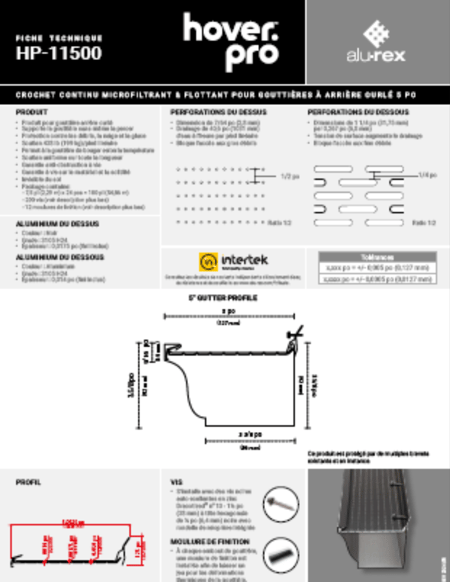 TH_spec sheet_HP11500_FR